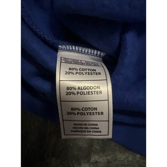 SMALL Men’s Mitchell & Ness Hampton Pirates  Blue White Sweatshirt - Picture 5 of 9